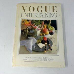 Vogue Entertaining Hardcover 1988